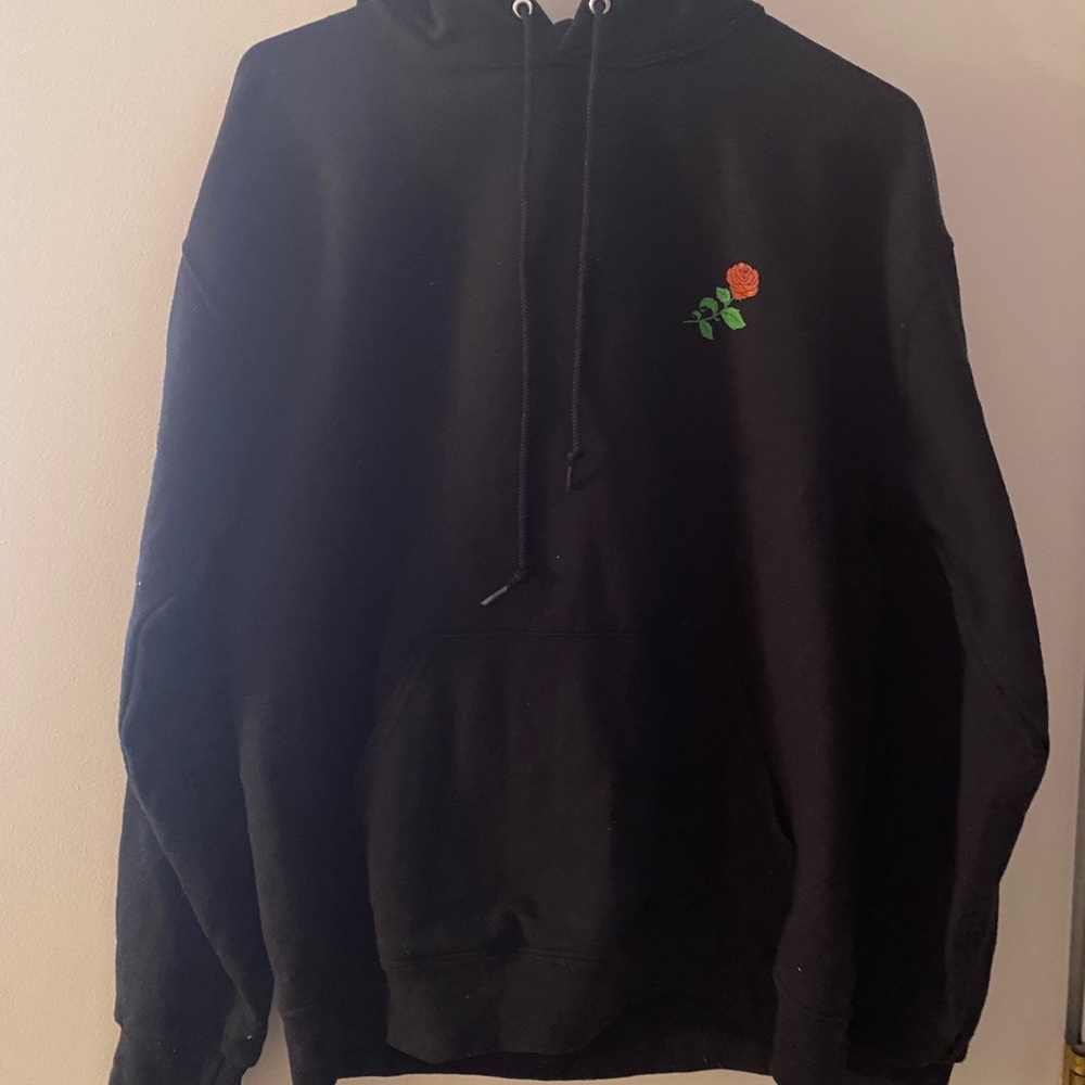 Black rose hoodie